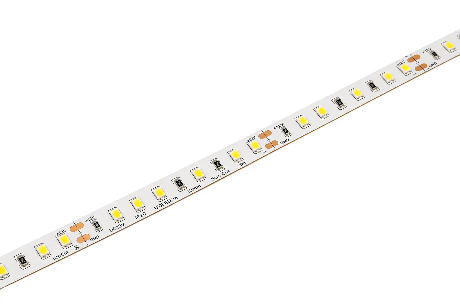 LED pásek 12V 12W/m IP20 se 120 LED na metr